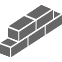 stacked bricks icon